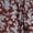 Line Dot Foliage Redwood Bark, variant on Women's and Women's Plus Smocked Waist Peasant Midi Dress with Puff Sleeves, Sizes XS-4X