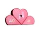 thumbnail image 2 of Yhmxh Organizadores y almacenamiento Caja de regalo de joyería doble abierta para San Valentín, regalo en forma de corazón, conjunto de joyería de alta gama, caja de embalaje Almacenamiento de ducha, 2 of 6