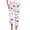 #1_Multicolor, variant on Clearance Women’s Linen Floral Capris High Waisted Baggy Stretchy Straight Wide Leg Capris Drawstring Elastic Waist Capri Pants Fashion Lightweight Dressy Work Clothes with Pockets