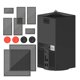 thumbnail image 4 of Juego de fácil instalación de la consola de filtro de polvo para el caso de filtro de malla para X, un conjunto de red de polvo Feliz Sencillez, 4 of 5