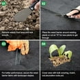 thumbnail image 4 of Amagabeli 5.8oz 4ft x 100ft Weed Barrier Landscape Fabric Heavy Duty Ground Cover Weed Cloth Geotextile Fabric Durable Driveway Cover Garden Lawn Fabric Outdoor Weed Mat, 4 of 7