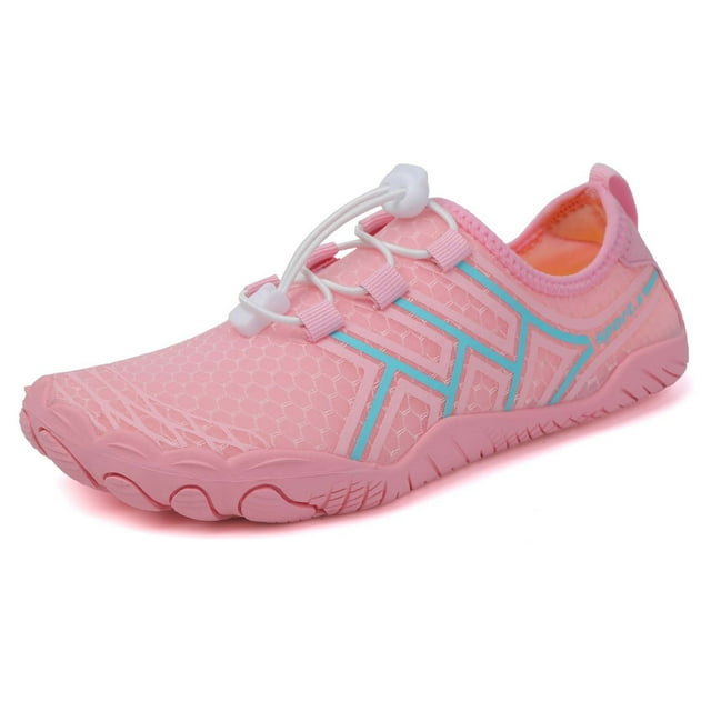 Ediodpoh Chaussures de Natation d'Été pour Femmes, Séchage Rapide, Rose 41