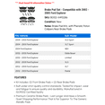 thumbnail image 2 of Brake Pad Set - Compatible with 2002 - 2005 Ford Explorer 2003 2004, 2 of 2