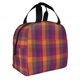 thumbnail image 2 of Easygdp Purple Yellow Buffalo Plaid Bolsa Térmica Premium - Tela Oxford Impermeable, Gran Capacidad, Bolsillo Frontal, Unisex para Trabajo, Escuela, Actividades al Aire Libre y Picnics, 2 of 8