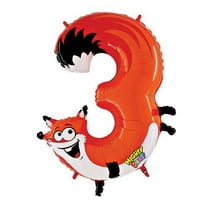 Burton & Burton 40" Zooloon "3" Fox Mighty Balloon
