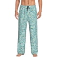 thumbnail image 2 of Lsque Geometric Elements Print Men's Pajama Pants, Lounge Pant - Comfortable Home Wear,Elastic Waistband, Stylish Design-Small, 2 of 9