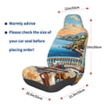 thumbnail image 2 of Lsque Coastal Style Garden Villa Pattern Car Seat Covers for Front Seats , Waterproof Seat Covers for Cars, Sporty Front Seat Covers,Car Seat Cover Protector Front Seats, 2 of 5