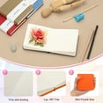 thumbnail image 3 of Uxcell 2Pcs 30 Sheet 300GSM/140lb Watercolor Sketchbook, Yellow/Orange, 3 of 6