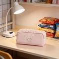thumbnail image 4 of Dun Dun Solid Color Large Capacity Pencil Case Stationery Bag, 4 of 7