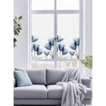 thumbnail image 4 of Non-Adhesive Static Cling Window Tint, Blue Tulips Floral Window Privacy Film Frosted, Spring Farmhouse Elegant Flowers Insulated Windows Frosted Films for Living room, 35.4 x 78.7 Inches, 4 of 9