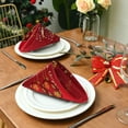 thumbnail image 3 of GZHJMY Merry Christmas Tree Ball Red Polyester Cloth Dinner Napkins with Hemmed Edges Set of 4 Oversized 20 x 20 inches for Wedding Party Family Holiday Decorative Washcloths, 3 of 7