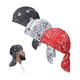 thumbnail image 2 of 3 Piezas de Bufanda Gorro Bandana Unisex Belug Negro, Rojo, Blanco, 2 of 5