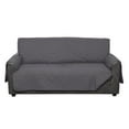 thumbnail image 3 of FurHaven Pawprint Non-Skid Sofa and Chair Furniture Protector for Dogs and Cats - Sofa, Gray, 3 of 11
