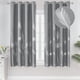 thumbnail image 1 of Cortinas Blackout Estelar Textiler con Diseño de Palma Plateada 130x160 cm, 1 of 9
