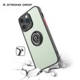 thumbnail image 7 of CoverON For Apple iPhone 14 Pro Max Case, Clear Back Ring Holder Kickstand Phone Cover, Black, 7 of 7