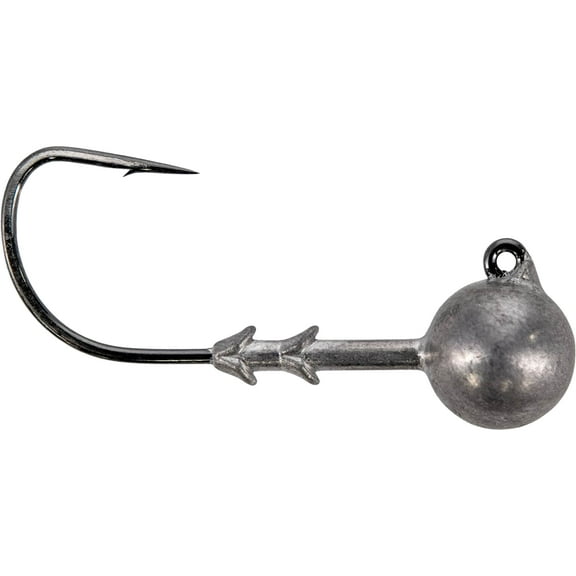 Buckeye Lures G-Stroll 1/4oz Round Ball Jighead Unpainted