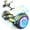 Speed Green, variant on Hoverboard with Seat, 6.5" Hover Board Go Kart, Built-in Bluetooth, Wheels with LED Light