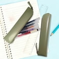 thumbnail image 5 of Under $1 Pencil Case, Slim Faux Leather Zippered Pen Pouch, Compact Stationery Organizer for College Office Daily Use by PALIFEUR, 5 of 7