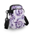 thumbnail image 3 of HELLHERO Butterfly Tie Dye Shoulder Bags for Men, Women Polyester Crossbody Sling Bag with with Zipper Closed, 3 of 10
