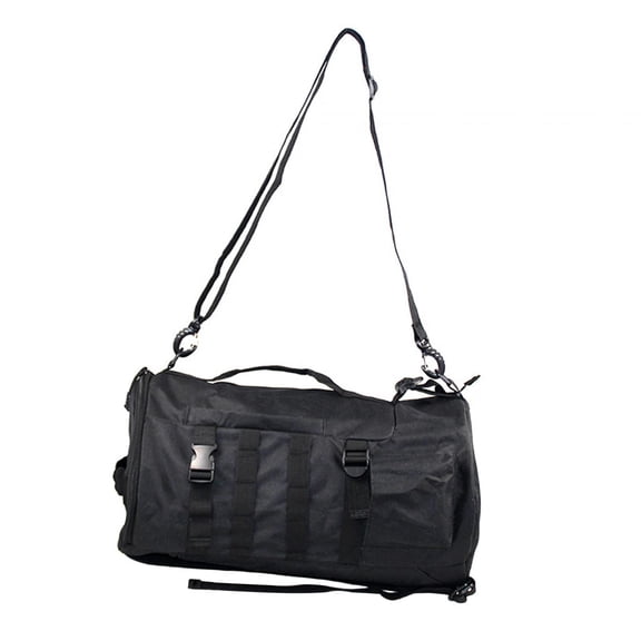 Wswqop Fishing Tackle Bag Fishing Reel Gear Storage Case Fishing Backpack for Traveling Black