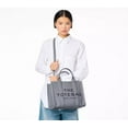 thumbnail image 4 of Marc Jacobs The Leather Medium Tote Bag - Wolf Grey, 4 of 7