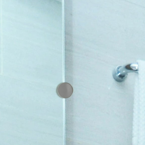 WEAVILUX Silver Mirror Clips For Frameless Mirror Zinc Alloy Homeowners Indoor Use 10pcs