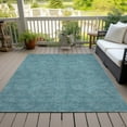 thumbnail image 6 of Addison Rugs Chantille Indoor/Outdoor Transitional Geometric Teal Washable Rectangle Rug, 5' x 7'6", 6 of 6