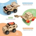 thumbnail image 3 of Kit de construcción Yutin 6 en 1, modelo de coche de madera STEM de 8 a 14 años, 3 of 9