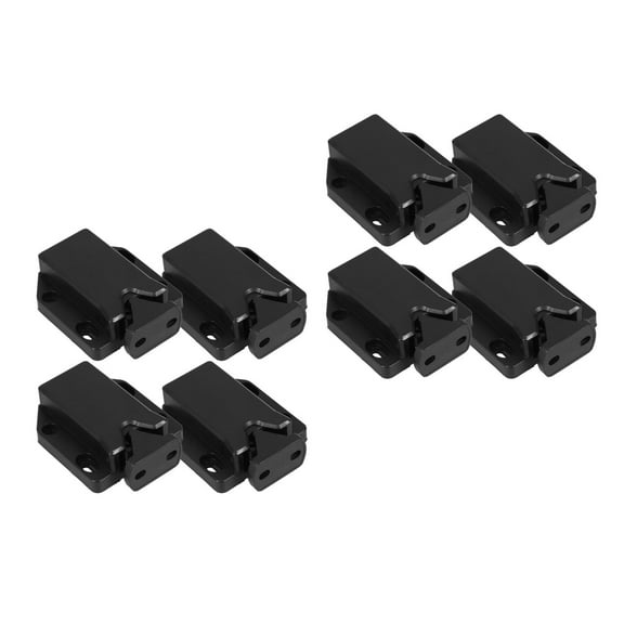 FRCOLOR 8 pcs  Cabinet Door Self-Locking Spring Latch, Hidden Cabinet Rebound Device Push to Open Catch Wardrobe Touch Latch