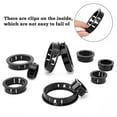 thumbnail image 4 of 1bag 65pcs 5 style Nylon Desk Grommet Rings Flush Type Desk Cord Cable Hole Cover for Managing and Protecting Cord Black 28~54x11.5mm, 4 of 6