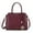 Burgundy, variant on MKF Collection Elodie Triple Compartment Women's Tote Bag, Stylish Shoulder Purse Handbag by Mia K - Navy