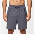 thumbnail image 2 of Umfun Men's Lightweight Quick Dry Running Shorts with Zipper Pockets & Reflective Detail - Active Gym Training & Daily Casual Wear, 2 of 9