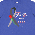 thumbnail image 4 of Inktastic Faith over Fear Parkinson's Awareness with Red Tulip Youth T-Shirt, 4 of 5