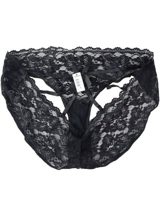 Deirdre Allover Lace Pack Cheeky Black Plus, XL-4X