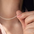 thumbnail image 5 of APSVO S925 Sterling Silver Plated Chains for Women 1.5mm/2mm Non-tarnish Rope Necklace Birthday Graduation Jewelry Gifts Her Ideas Girlfriend Female Wife Mom Teen 14/16/18/20/22/24 Inch, 5 of 6