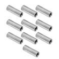 thumbnail image 1 of Round Connector Nut, Coupling Nut 10Pcs Female Thread  For Repair, 1 of 8