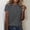 Grey, variant on Women's T Shirts Short Sleeves Crew Neck Basic Tee Shirt Summer Shirts Vacation Outfits