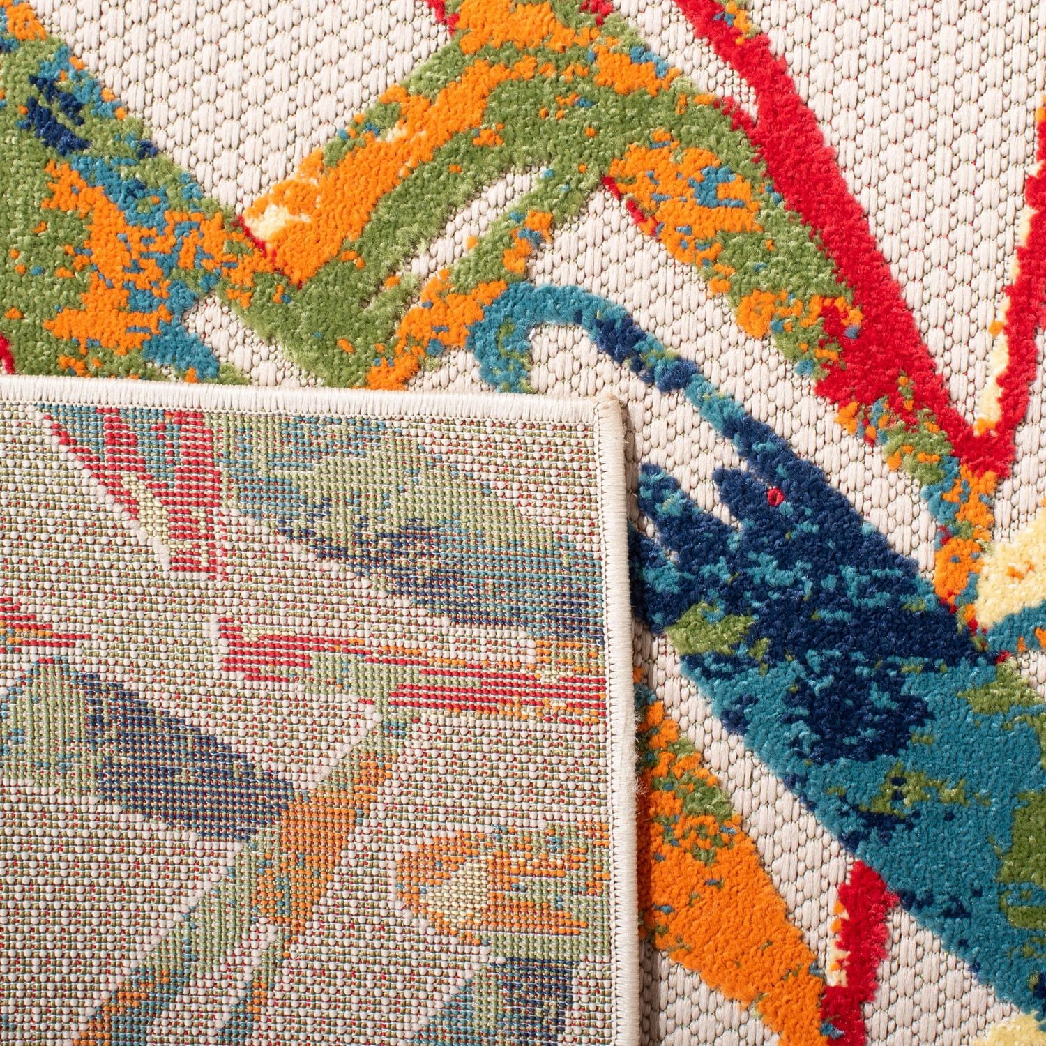 SAFAVIEH Cabana Greta Floral Outdoor Area Rug