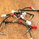 thumbnail image 3 of M MAKA Flat Low Profile Guitar Patch Cable 20 inch for Effects Pedals, 1/4 inch Right-Angle, White,  multicolor, 3 of 4