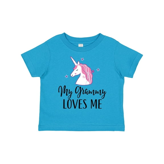 Inktastic Grammy Loves Me Unicorn Girls Girls Toddler T-Shirt