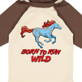 thumbnail image 4 of Inktastic Born to Run Wild- galloping horse Boys or Girls Long Sleeve Baby Bodysuit, 4 of 5