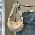 thumbnail image 3 of gcong Stylish Winter Quilted Messenger Bag Casual Tote With Puffy Padding For Daily Crossbody Shoulder Purse, 3 of 3
