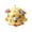 Yellow, variant on Squeaky Dog Ball Toy Soft Plush Chew Toy with Tug Tags Bouncy Interactive Puppy Training Toy for Small Medium Dogs