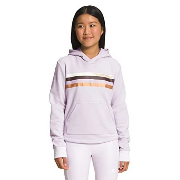 THE NORTH FACE Girls' Camp Fleece Pullover Hoodie Purple XS
