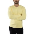 thumbnail image 3 of X RAY JEANS Mens Basic V-Neck Sweater Pullover, Banana, 4XL, 3 of 9