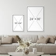 thumbnail image 5 of IDEA4WALL Framed Canvas Print Wall Art Set of 2 Gold & Gray Pastel Watercolor Stroke Geometric Abstract Modern Art Decorative Contemporary Artwork for Bedroom, Office - 16"x24"x2 Panels White, 5 of 5