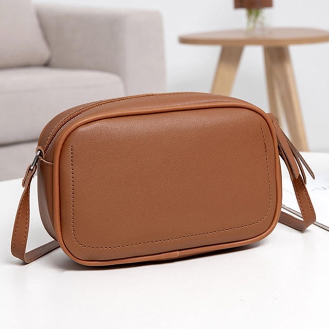 Bolso bandolera para mujer, bolso Simple de verano, bolso marrón Hugo bolsos de hombro cruzados