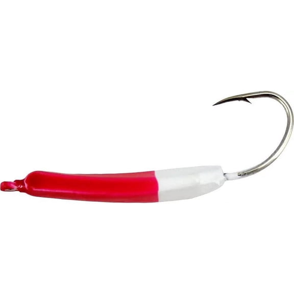 Buccaneer Wiggler Jig with Stinger Hook, Pink & White, 1/4 Oz., 3 Count