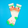 thumbnail image 2 of I Love Ranch Dressing, Gumball Poodle Novelty Gift Unisex Crew Socks for Men, Women and Teens ( Made in the USA ), 2 of 5