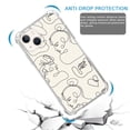 thumbnail image 4 of Abstract Face Case Compatible with iPhone 14,Unique Art Design TPU Bumper Cover Case, 4 of 5